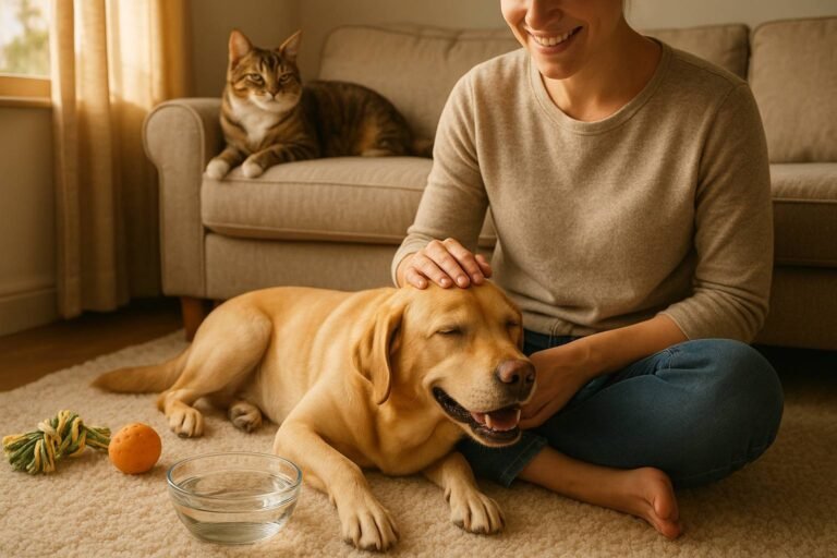 Pirmoji pagalba katei: kaip saugiai veikti iki veterinaro